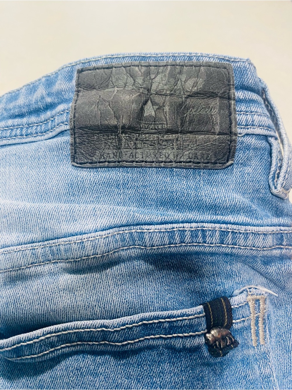 Buffalo David Bitton Light Blue Slim Straight Jeans